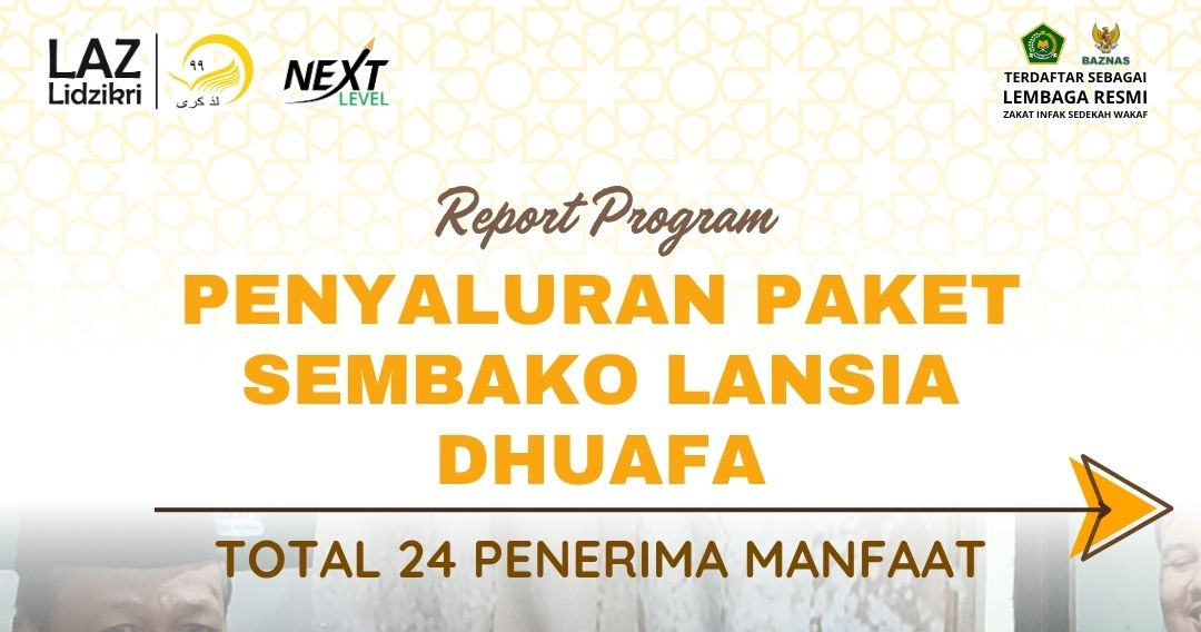 Penyaluran Paket Sembako Lansia Dhuafa (27/08/2026)